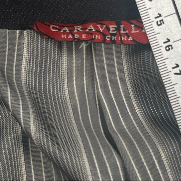 Caravelli Fusion Men’s Elegant Charcoal Blazer with matching Vest Size 50L - Picture 12 of 12